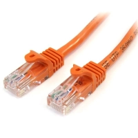 Startech.com cable de 1m naranja de red fast ethernet cat5e rj45 sin enganche - cable patch snagless - cable for dispositivo de red - cable de conexión - oro conector chapado - cm - 24 awg - naranja