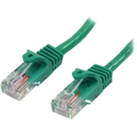 Startech.com cable de red de 0.5m verde cat5e ethernet rj45 sin enganches - cable for dispositivo de red, conmutador, hub, workstation, panel de conexión - cable de conexión - oro conector chapado - 24 awg - verde