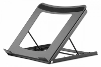 462129 soporte ajustable para laptops y tabletas para dispositivos de 10 pulgadas a 15.6 pulgadas y hasta 5 kg - plegable en cinco posiciones, negro