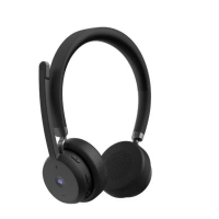 Lenovo wireless voip headset auriculares inalámbrico diadema oficina/centro de llamadas bluetooth negro