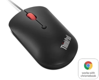 Mouse lenovo compacto con cable thinkpad usb-c