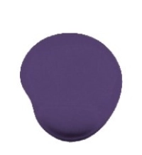 Mouse pad - c/ almohadilla tipo gel, morado, antiderrapante, monótono, 24.5*21.5*0.2 cms, brobotix  500074m