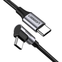Ugreen 50123, Cable usb usb c a usb c, 480 mbits, negro, plata