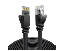 Cable de red ugreen cat6, plano, utp, rj-45, cca, 1m, negro