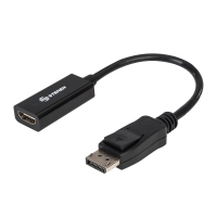 Adaptador steren displayport a hdmi salida de video color negro Adaptador steren displayport a hdmi salida de video color negro