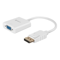 Adaptador steren displayport a vga color blanco Adaptador steren displayport a vga color blanco