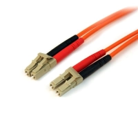 Startech.com cable 5m red multimodo dúplex fibra óptica lc-lc 50125 - patch duplex - cable for dispositivo de red - 10gbits - cable de conexión - lszh - 50125 µm - naranja