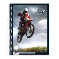 Libreta profesional estrella pasta semi rigida c7 cuadro grande 100 hojas