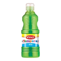 Pintura tempera vinci 473 ml verde fluorescente