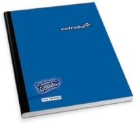 Cuaderno profesional cosido estrella 541 100h pasta plastificada medidas 20 x 26.7 cm