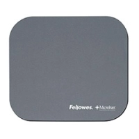 Mouse pad fellowes gris con microban
