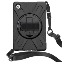 Funda protector c/correa - uso rudo y giro 360° p/lenovo m10 hd2020 tb-x306x, brobotix, 6001486 Funda protector c/correa - uso rudo y giro 360° p/lenovo m10 hd2020 tb-x306x, brobotix, 6001486