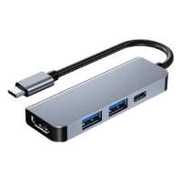 Docking station usb c - 4 en 1, 1 puerto hdmi / 2 puertos usb v3.0 / 1 puerto usb tipo c, brobotix, 6006221