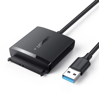 Adaptador usb 3.0 macho - sata iii macho, 50cm, negro
