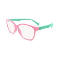 Lentes brobotix 651862 - rosa/aqua, antiradiación, armazón de acetato