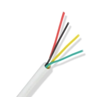 Cable de alarma condumex 656252 - 305 m, color blanco, cable para alarmas cl2r. 4/22 awg, 100  cobre
