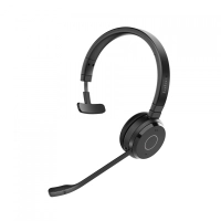 Auriculares jabra evolve 65 te inalámbrico sobre la cabeza, sobre la oreja mono - negro - certificación microsoft teams - monaural - supra-aural - 3048cm - bluetooth - 20hz a 20khz - condensador electret, uni direccional micrófono