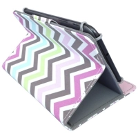 Funda para tableta brobotix 704524d - 7 pulgadas, folio, vinipiel, universal