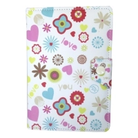 Funda para tableta brobotix 704543 - 7 pulgadas, folio, cuero, universal