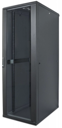 Gabinete intellinet - 22u, negro, 1500 kg, 80 cm