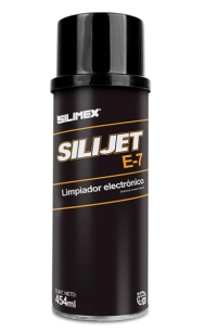 Limpiador en aerosol para componentes silimex sili jet e-7 plus 454ml