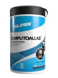 Toallas húmedas limpiadoras silimex computoallas c/50pz