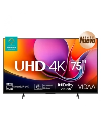 Televisor hisense 75a65nv - 75 pulgadas, led 4k uhd, 3840 x 2160 pixeles, vidaa smart tv