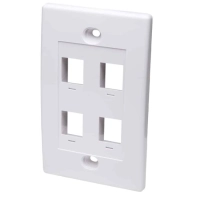 Tapa para caja 4 perforaciones montaje al ras intellinet bco 163316 Tapa para caja 4 perforaciones montaje al ras intellinet bco 163316