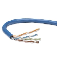 Bobina intellinet cat5e utp cca solida color azul 24awg 305 mts 362344