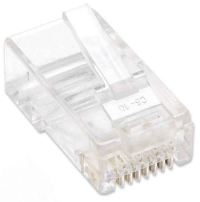 Plug rj45 cat5e solido utp bote 100pzas oro15-micras intellinet 502399 Plug rj45 cat5e solido utp bote 100pzas oro15-micras intellinet 502399