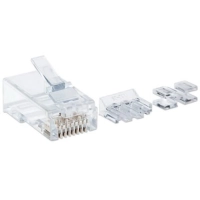 Plug intellinet rj45 cat6a multifilar utp 80 piezas 15micras 790673 Plug intellinet rj45 cat6a multifilar utp 80 piezas 15micras 790673