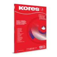 Papel carbon kores kopynet oficio azul p/lapiz c/100