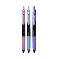 Boigrafo zebra decoshine retractil punto fino 0.5 tinta gel colores surtidos pastel caja c/3