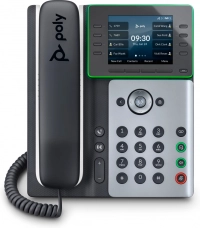 Teléfono hp ip edge e320 ip 3.5, alámbrico, 8 líneas, 32 teclas programables, altavoz, negro