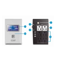 Nobreakups marca cdp mod r-smart751 750va375w 10 cont lcd reg. bat.