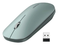 Mouse ugreen 90374 optico, 4000 dpi, rf inalambrico, 10 m, verde