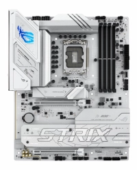 Tarjeta madre asus rog strix b860-a gaming wifi 4 ddr5-sdram, lga 1851, blanca