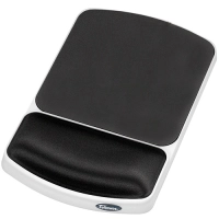 Mouse pad fellowes con descansa muñecas de gel grafito