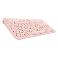 Teclado multi-device bluetooth logitech k380 - inalámbrico, rosa