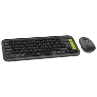 Teclado/mouse logitech pop icon inalambrico bluetooth easy-switch grafito
