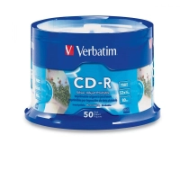Disco cd-r verbatim - cd-r, 700 mb, 50, 52x