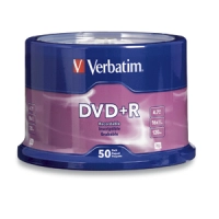 Disco dvd+r verbatim 9552597174 - dvd+r, 4.7 gb, 50, 16x, 120 min
