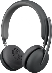 Auriculares logitech zone wireless 2 inalámbrico sobre la cabeza - grafito - 5000cm - bluetooth - 20hz a 20khz - omnidireccional, tecnología mems micrófono