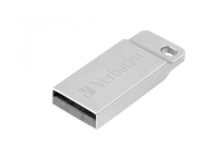 Memoria usb verbatim metal flash 32 gb - plata