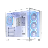 Gabinete asus a32 plus black (a32bktgargb) 4 ventiladores argb preinstalados - atx, micro-atx, mini-itx