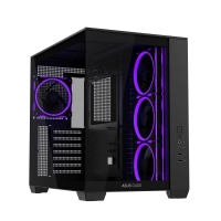 Gabinete asus a32 plus white (a32wttgargb) 4 ventiladores argb preinstalados - atx, micro-atx, mini-itx