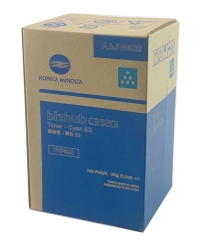 Toner konica minolta cyan, bizhub 3320i, rendimiento 9,000 impresiones, 5% de cobertura