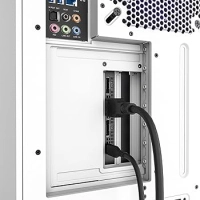 Kit de soporte gpu vertical nzxt (ab-rh175-w1) base + cable riser, blanco