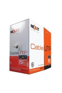 Cable nexxt solutions professional cat5e utp 4p cm 305m azul