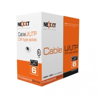 Cable nexxt solutions professional cat6 utp 4p 24awg cm 305m gris